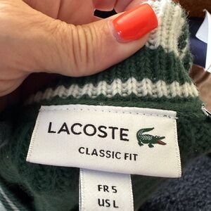 Lacoste V-neck Sweater, never worn